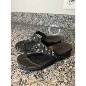 Crocs Wedge Flip Flops